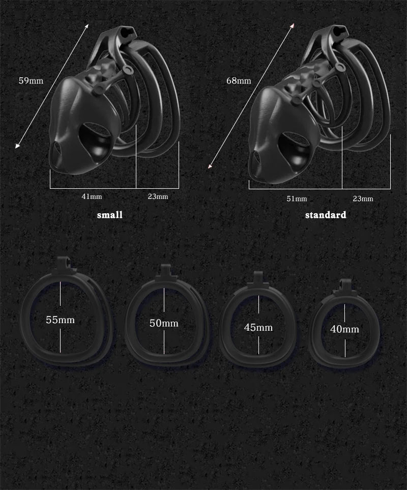 3D Sport Ring Ultralight Chastity Cage