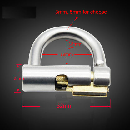 D-Ring PA Penis Glans Piercing Lock