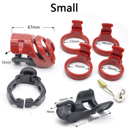 Cock Cages With 4 Size Penis Ring