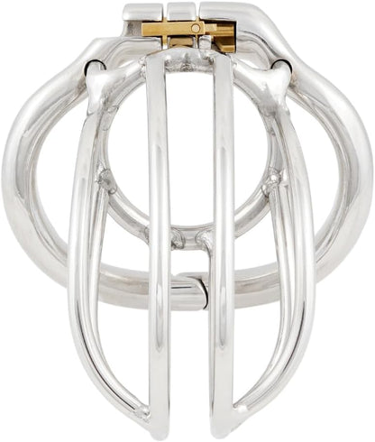 Ergonomic Design Stainless Steel Cock Cage