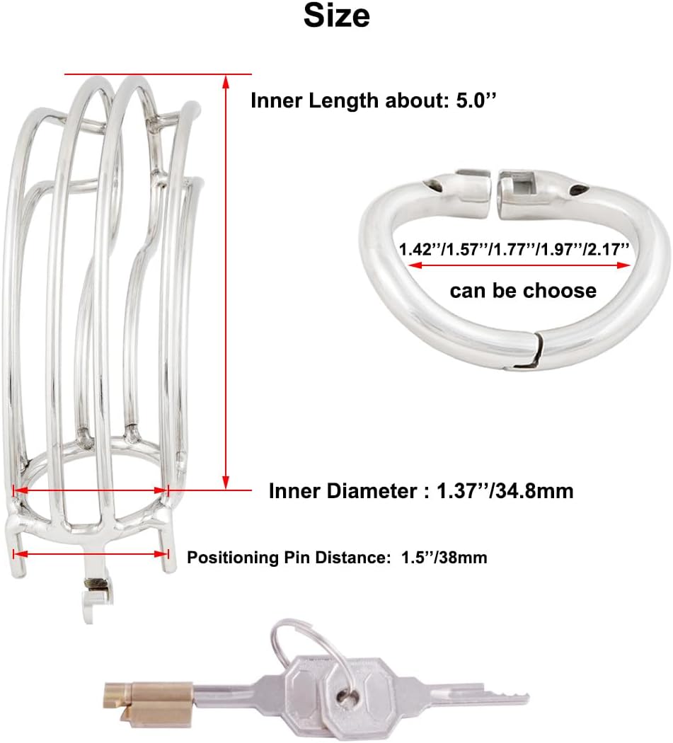 Length 5’’ Chastity Lock Cage