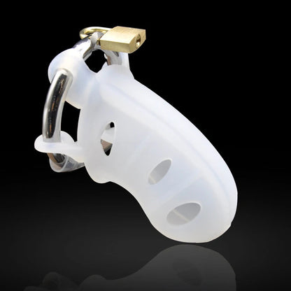 Adjustable Size Soft Silicone Chastity Device