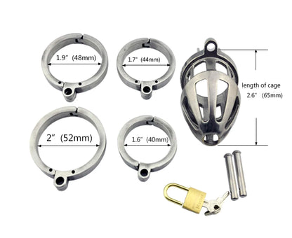 BON4M-S Male Chastity Device Cage