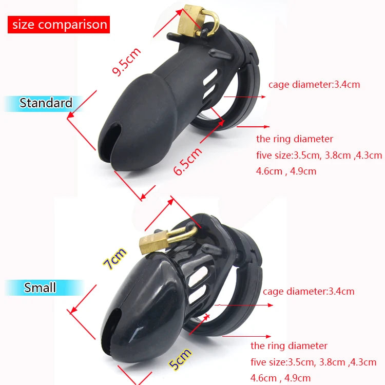 Silicone Chastity Device Cock Cage