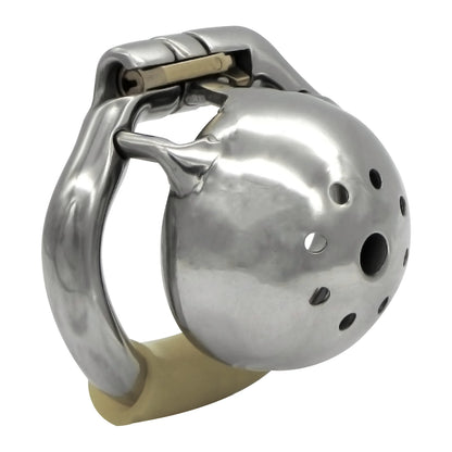 Hinge Ring Chastity Device Penis Lock S077