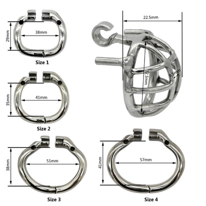 Hinge Ring Stealth Lock Chastity Lock S091