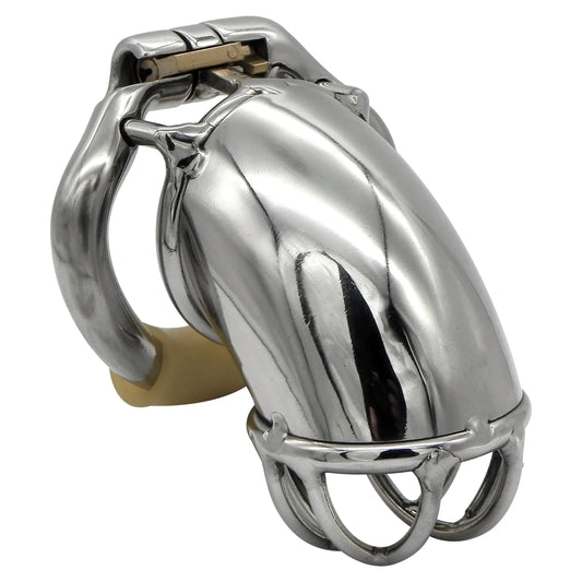 Hinge Ring Chastity Device Cock Cage S057