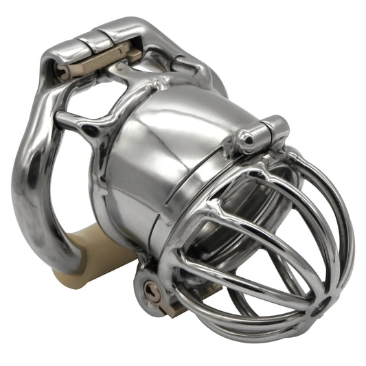 Openable Glans Cap Chastity Cage S076