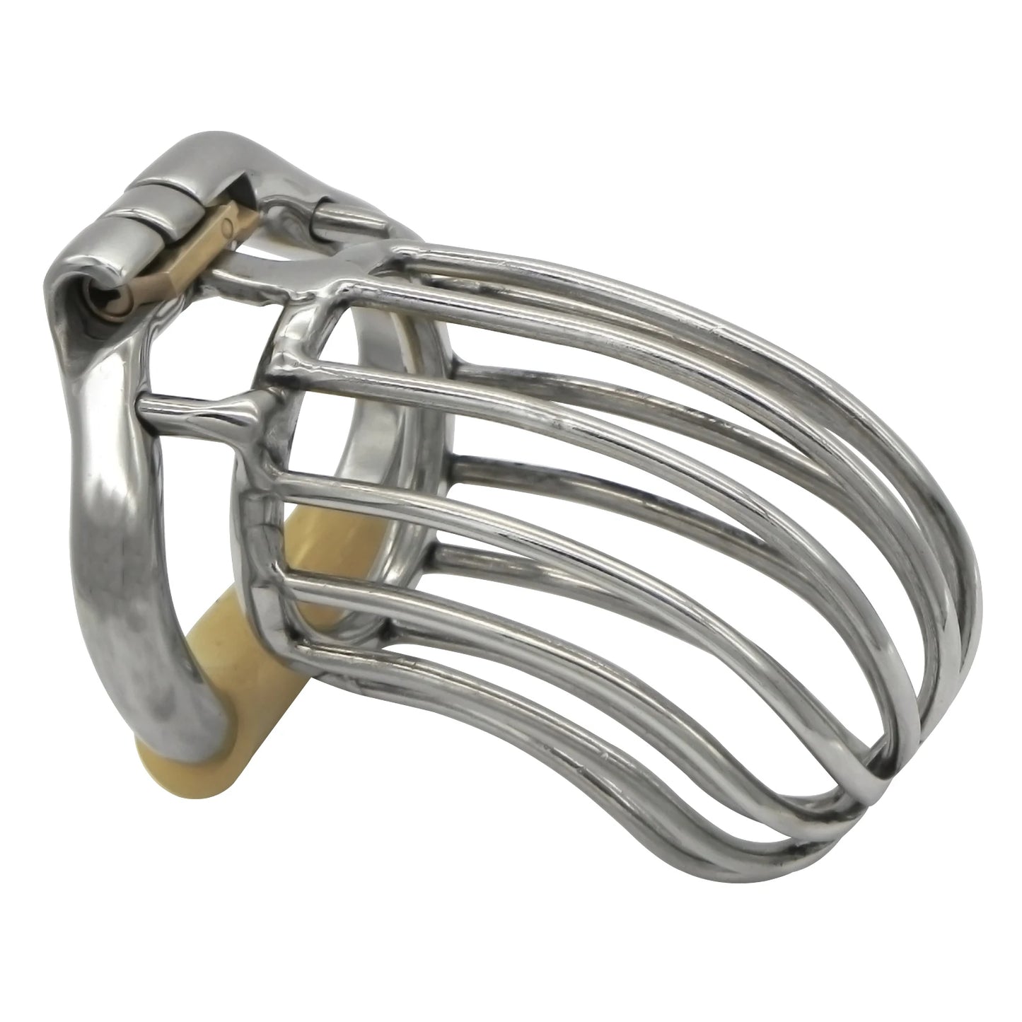 Hinge Ring Banana Chastity Cage S114