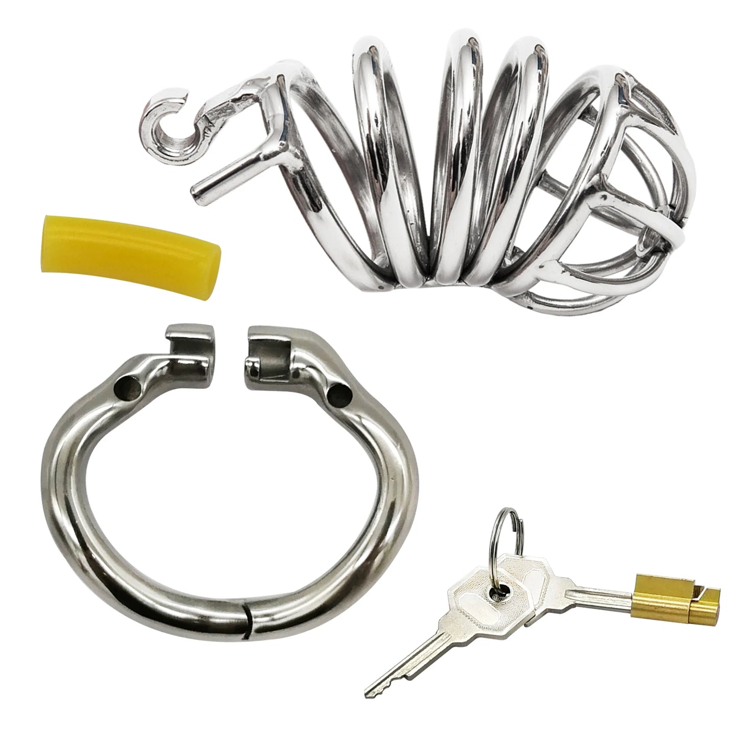 Hinge Ring Chastity Device Penis Lock S053