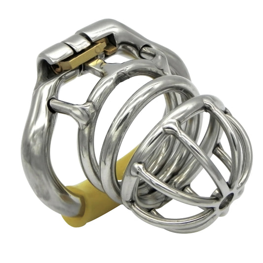 Hinge Ring Chastity Device Cock Cage S054