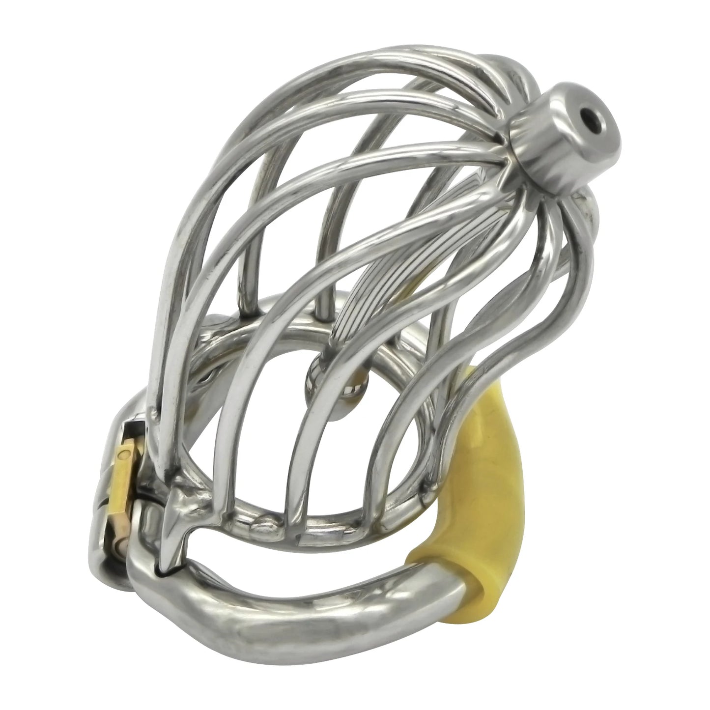 Hinge Ring Banana Chastity Cage S114