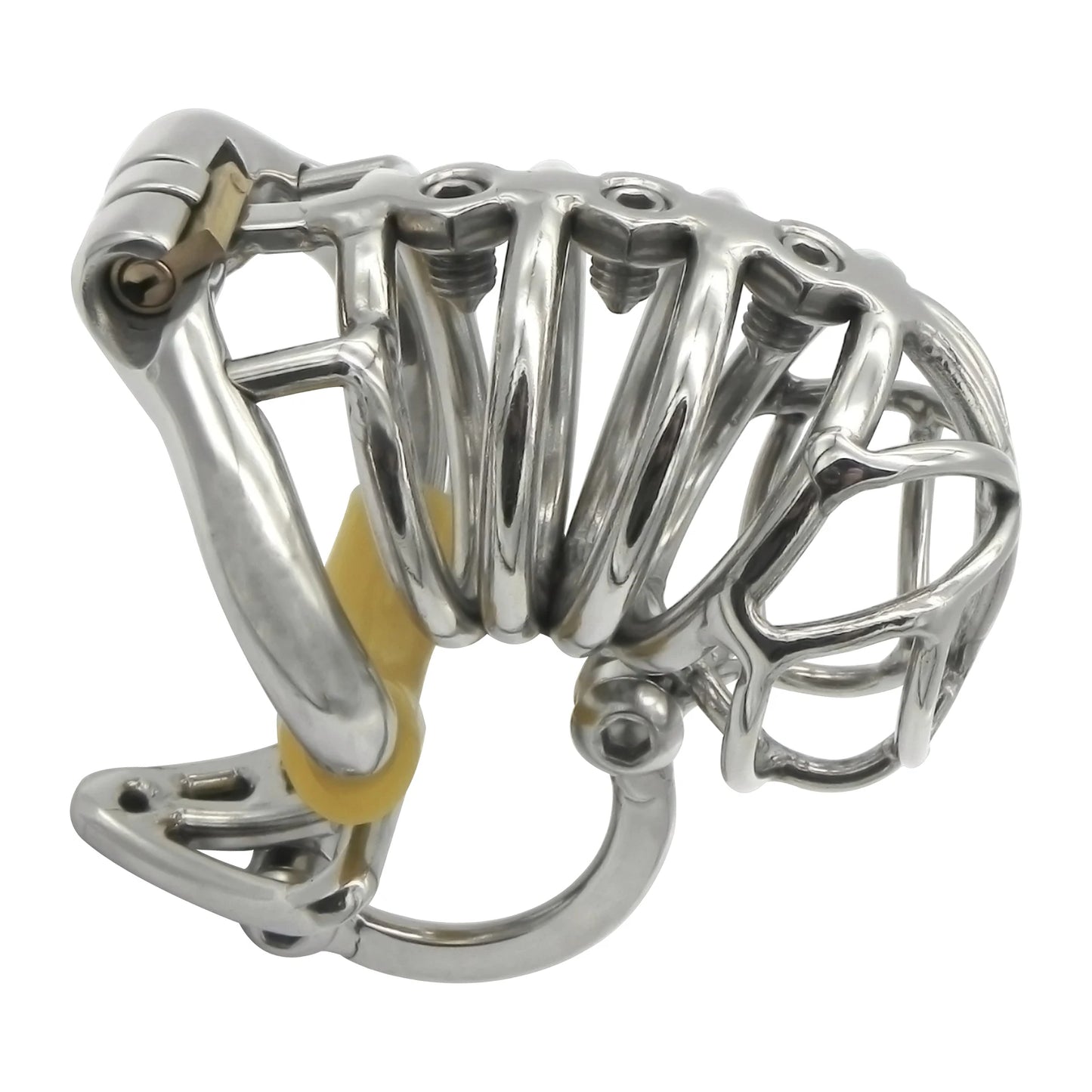 Spiked Testicles Separated Chastity Cage S069