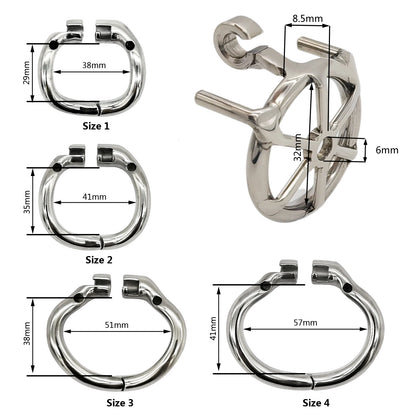 Flat Small Chastity Device Cock Cage