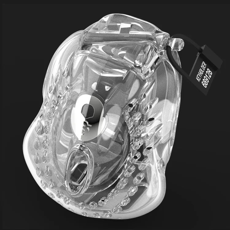 Fully encircled chastity Cage With 4 Size Penis Ring