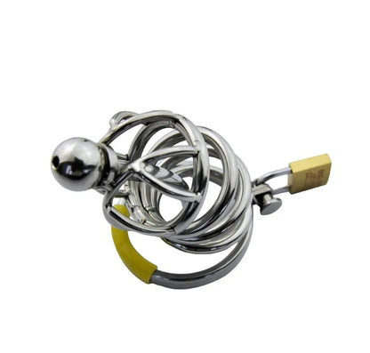 Chastity Cage with Catheter Penis Lock