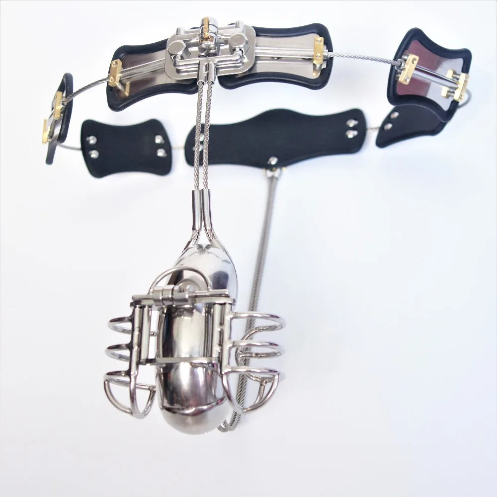 Adjustable Size Male Chastity Belt