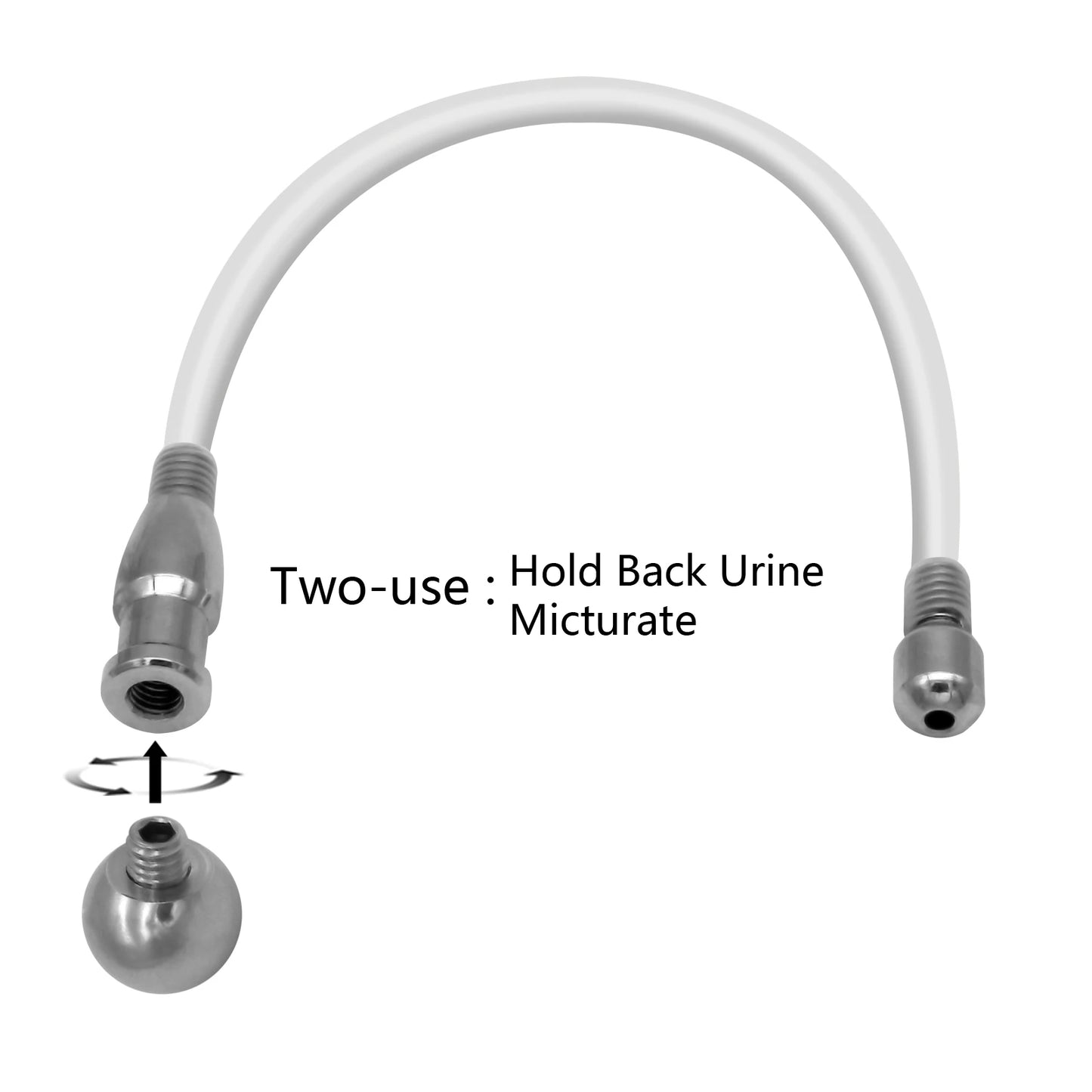 Two-use Hold Back Urine Micturate Catheter