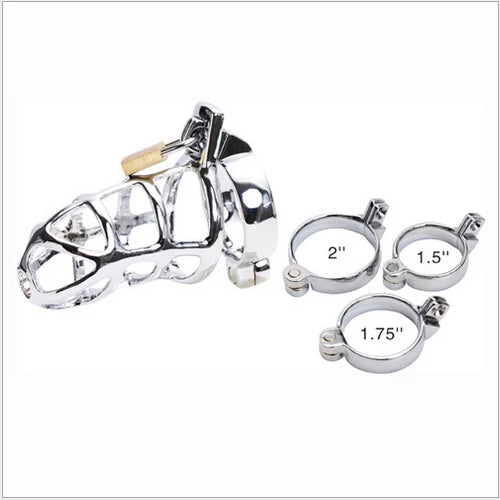 Alloy Chastity Devices Cock Cage Penis Lock