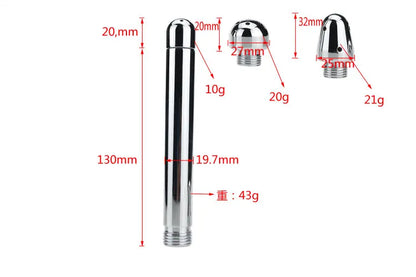 Shower Enema Water Nozzle 3 Style Plug