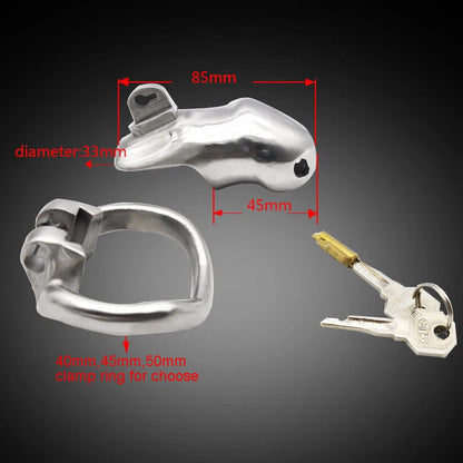 Happygo Heavy Chastity Cage Penis Lock A256