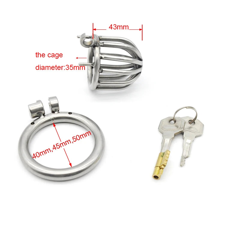 Happygo Stealth Lock Chastity Cage Penis Lock A259