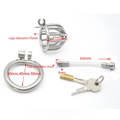 Chastity Device with Urethral Catheter