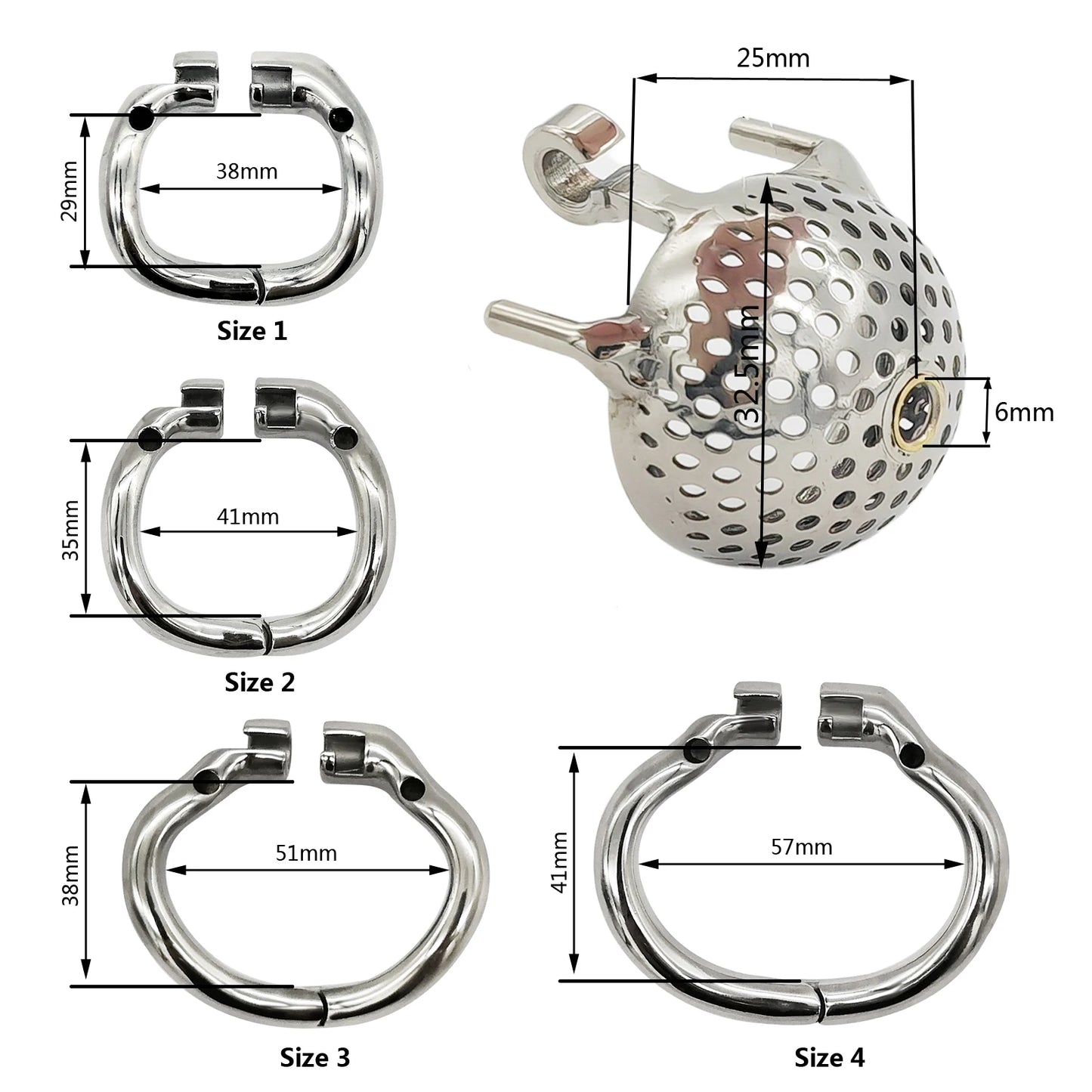 Happygo Honeycomb Cage Chastity Device