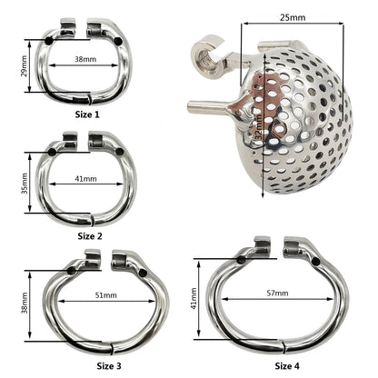 Honeycomb Small Cock Cage Penis Lock