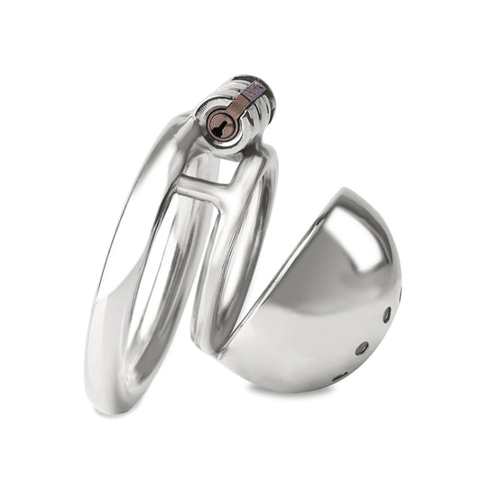 Stainless Steel Chastity Cage Penis Lock