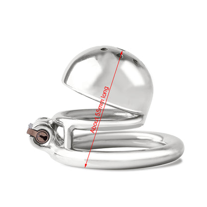 Stainless Steel Chastity Cage Penis Lock