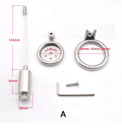 Wrench Lock Negative Flat Small Cock Cage