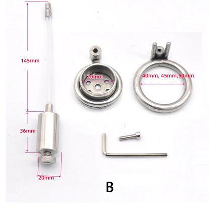 Wrench Lock Negative Flat Small Cock Cage