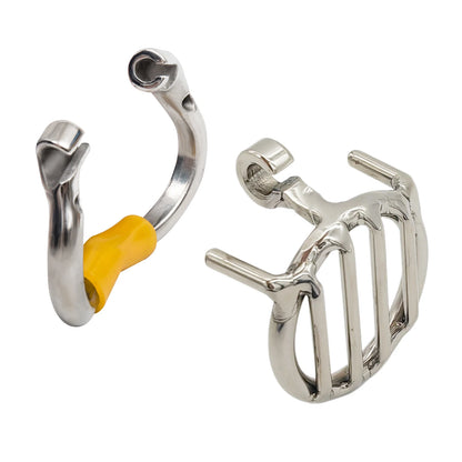 Flat Cock Cage Stainless Steel Chastity Device