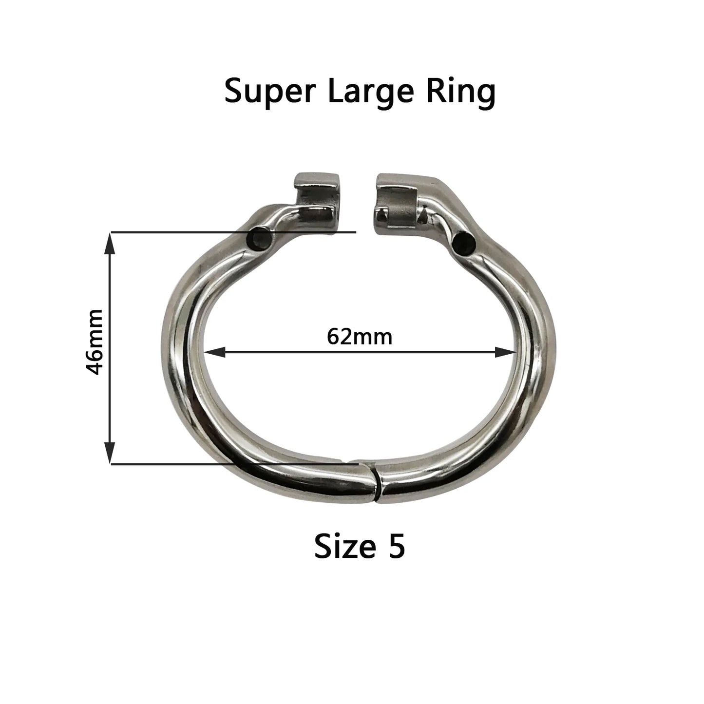 Flat Cock Cage Stainless Steel Chastity Device