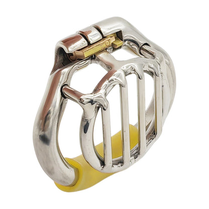 Flat Cock Cage Stainless Steel Chastity Device