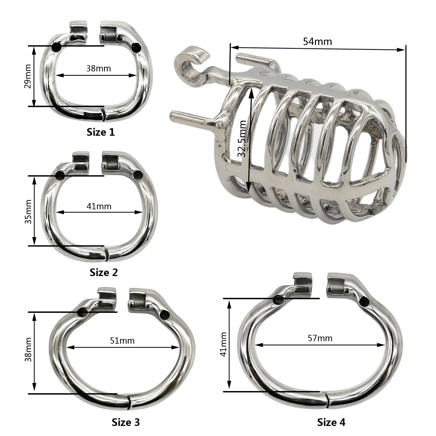 Chastity Device Cock Cage Penis Lock