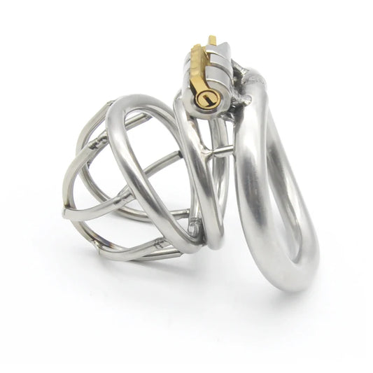 Curved Arc Base Ring Chastity Cage