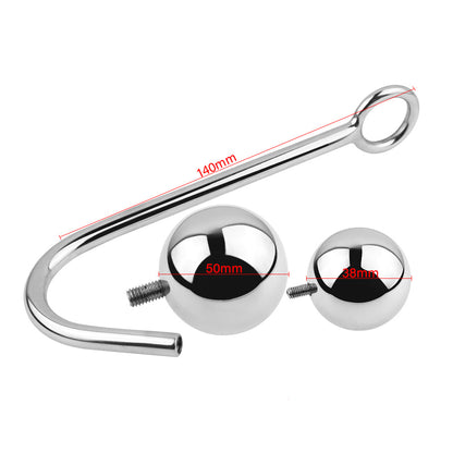 Anal Plugs Hooks 2 Size Refill Ball