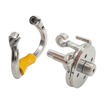 Reverse Chastity Cage With Catheter Penis Lock