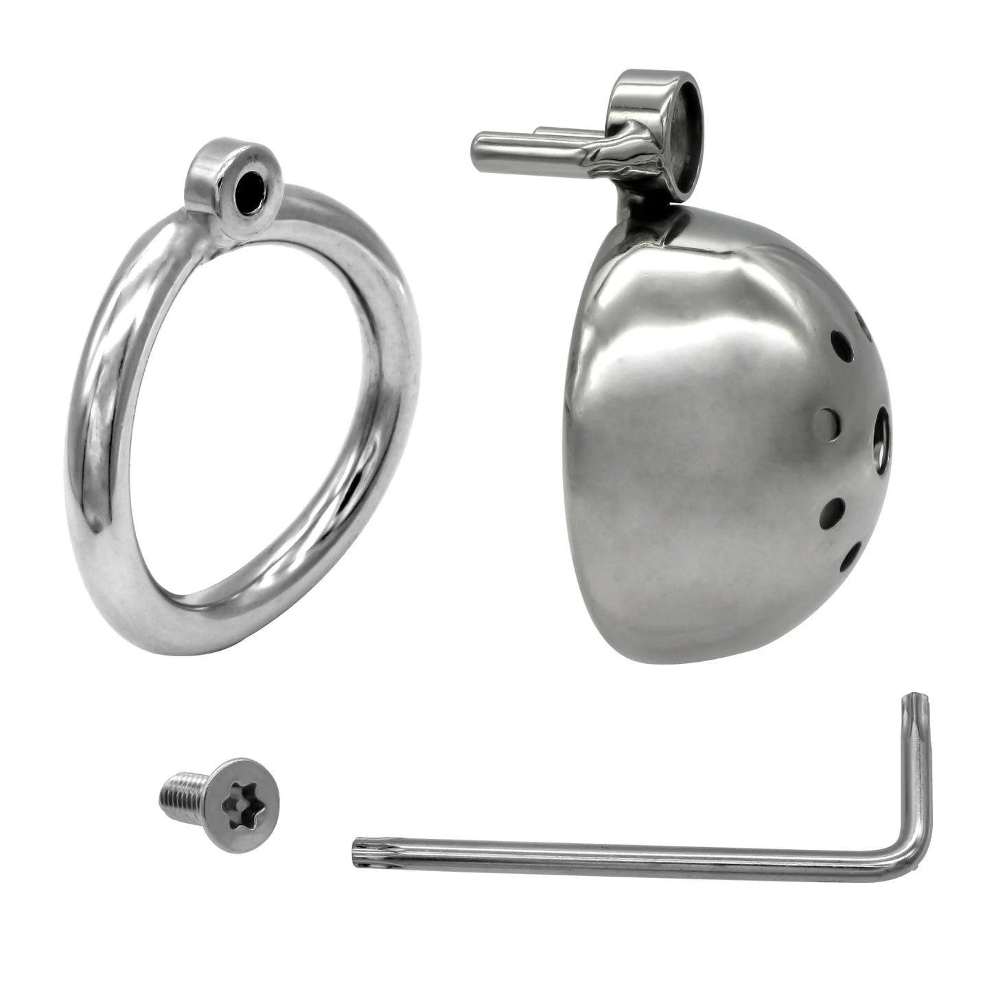 Screw Lock Chastity Device Cock Cage