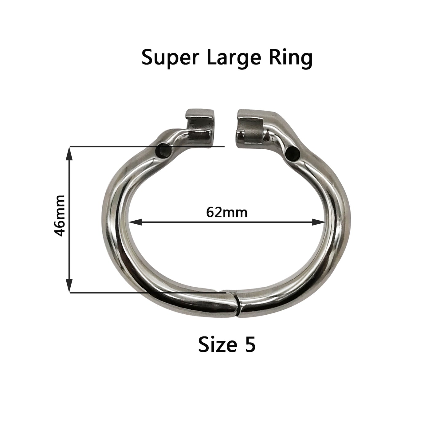 Hinge Ring Banana Chastity Cage S114