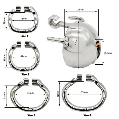 Chastity Device Ergonomic Base Ring Cock Cage