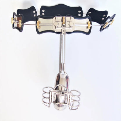 Adjustable Size Male Chastity Belt