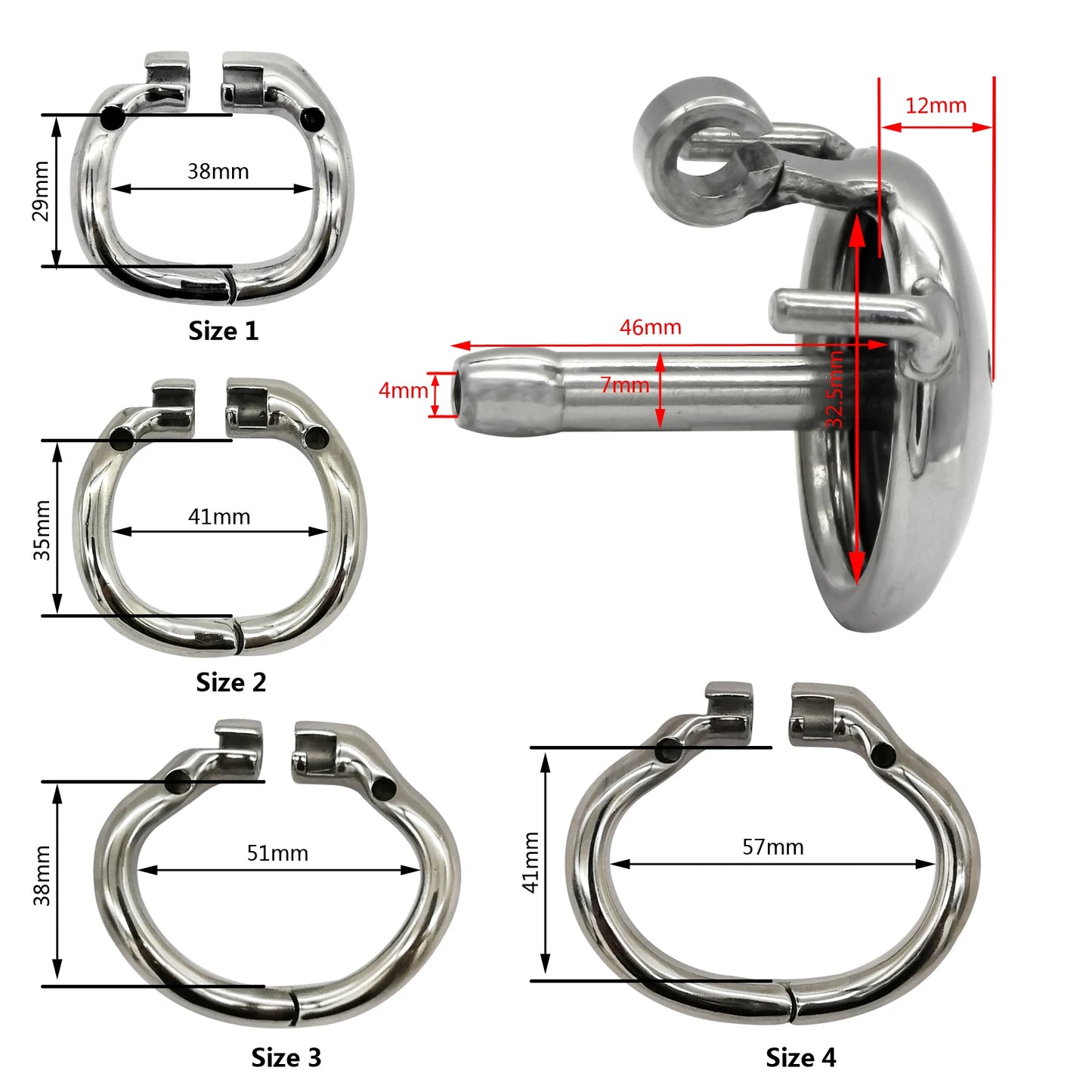 Happygo Small Cock Cage Chastity Device