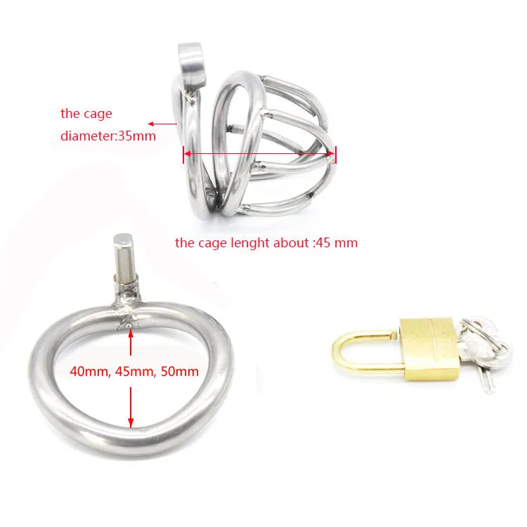 Chastity Device Cock Cage Arc Ring