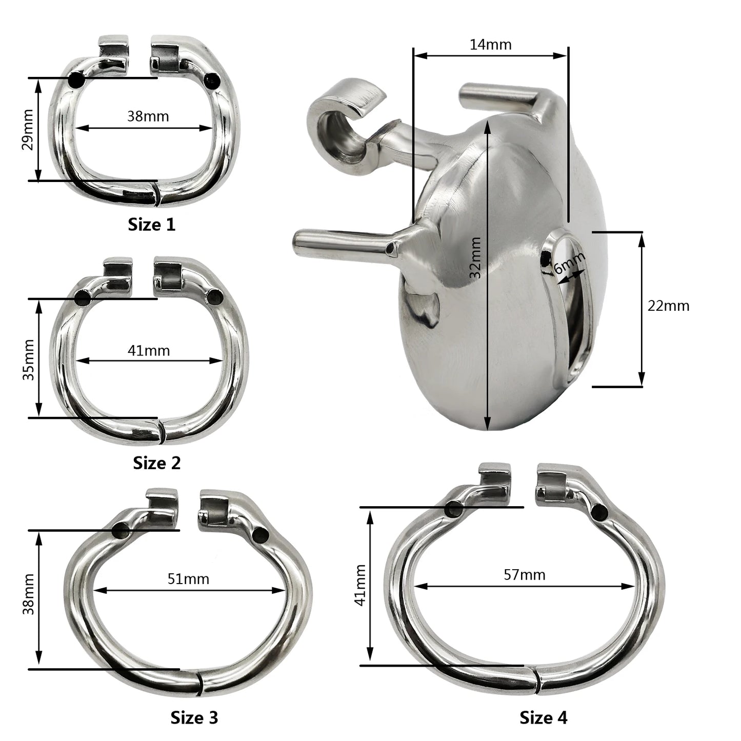 Super Small Chastity Cage Penis Lock