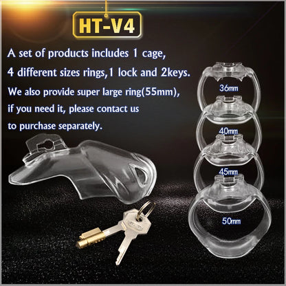 V4 Resin Cock Cage Penis Lock