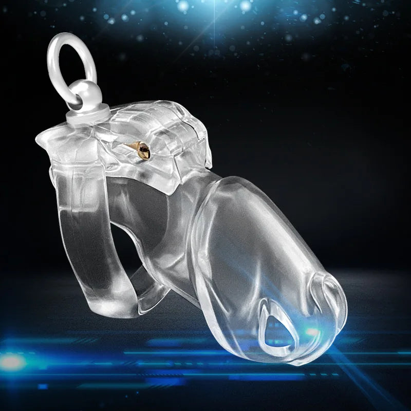 V4 Loop Ring Cock Cage Chastity Lock