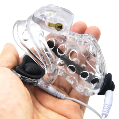 Electric Chastity Device Corona Cock Cage